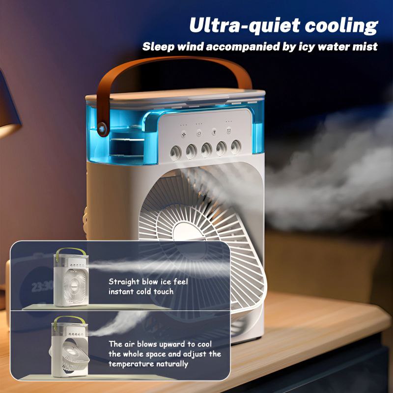 Buy Now & Get 50% OFF – Limited Time Offer! 4-in-1 Air Cooler | USB Humidifier + Night Light + Fan